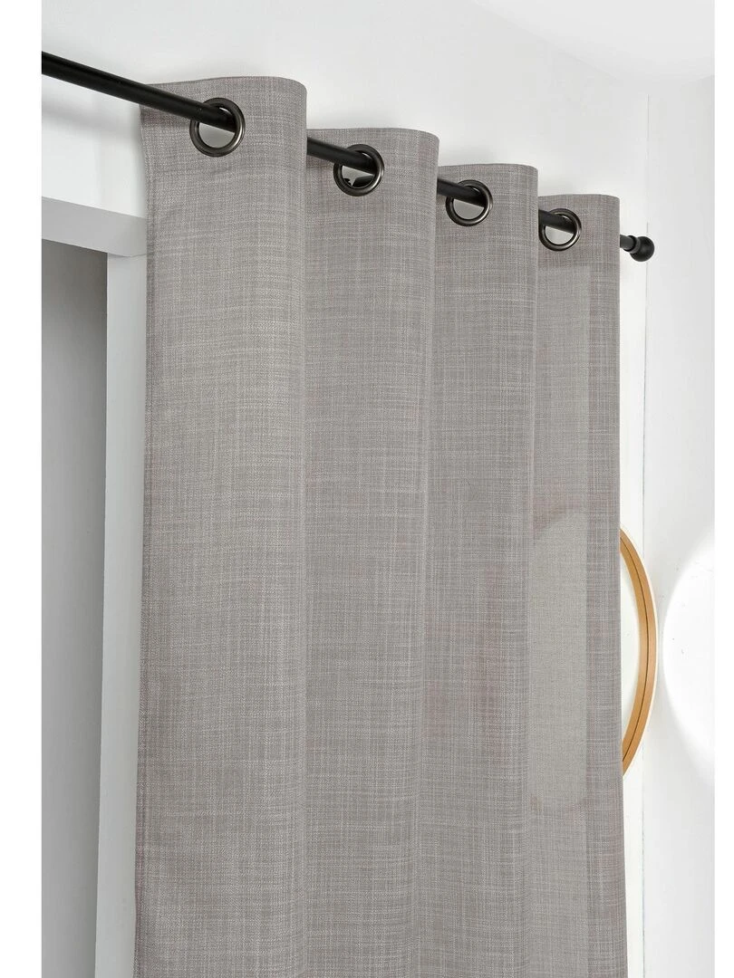 Voilage tamisant Tamise Gris foncé