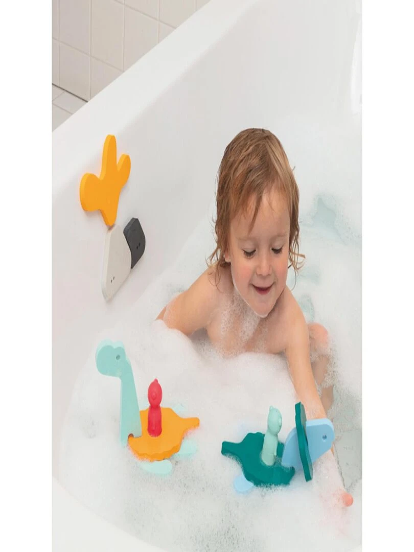 Puzzle de bain Dino World Bleu