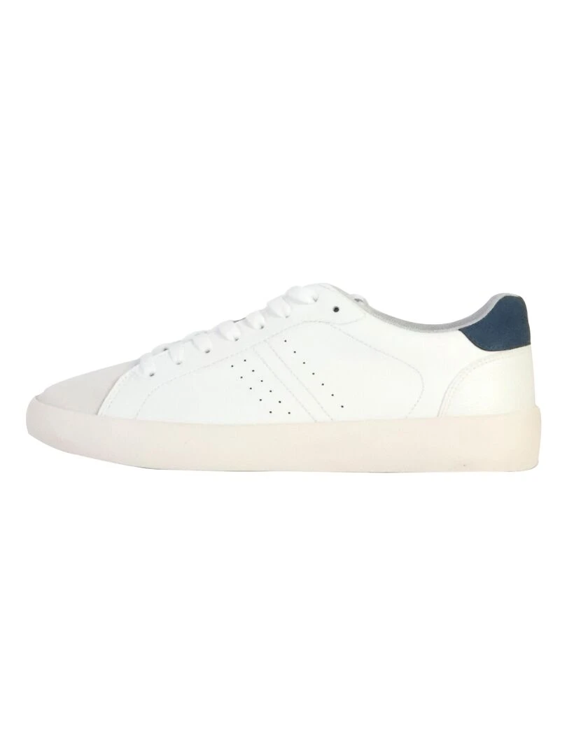 Basket Cuir Geox Affile* Blanc
