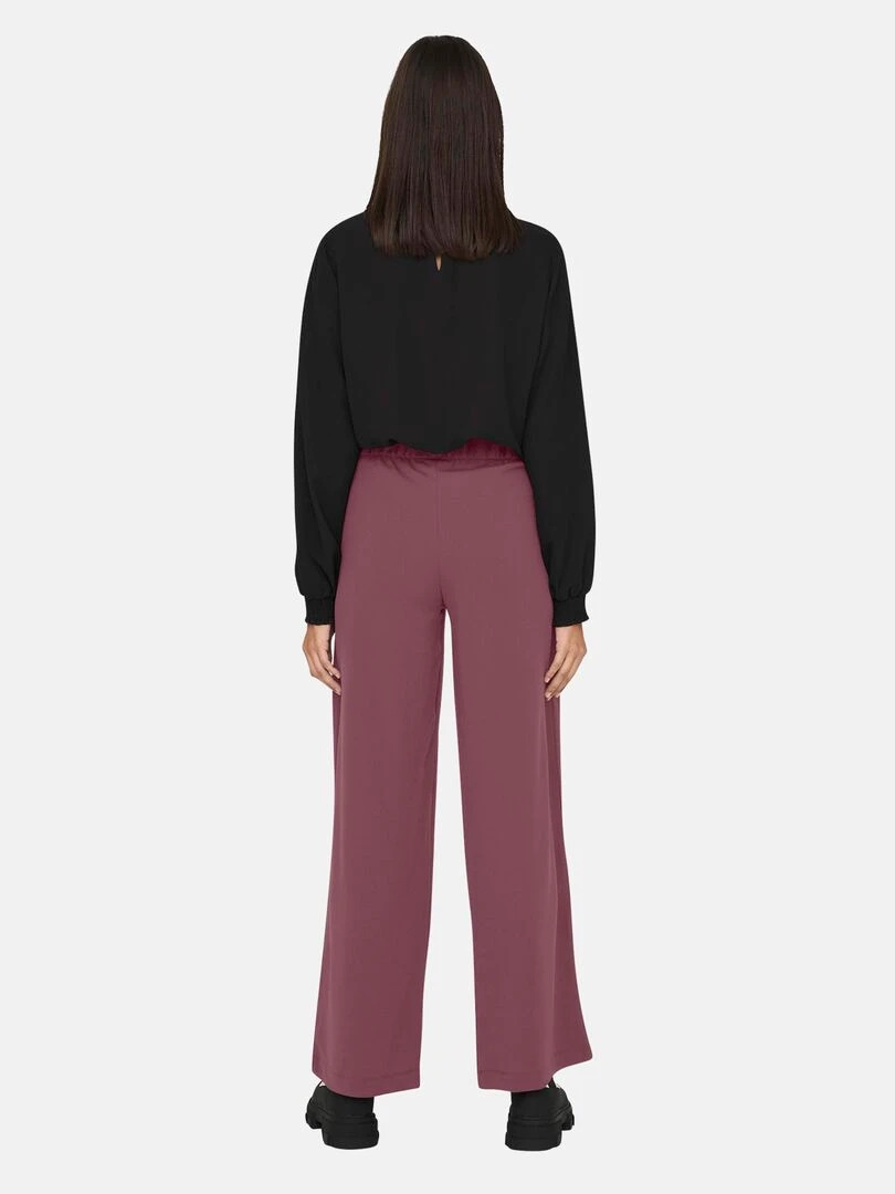 Pantalon large à taille haute ROSE