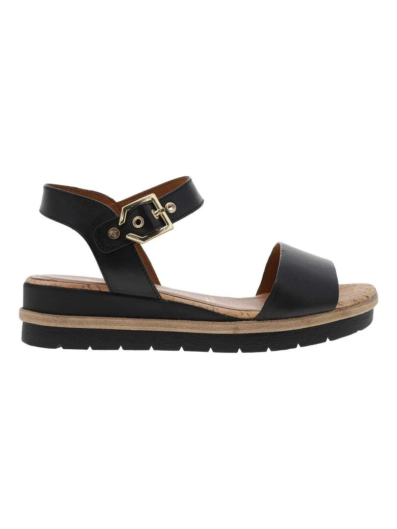 TAMARIS Sandales cuir Noir