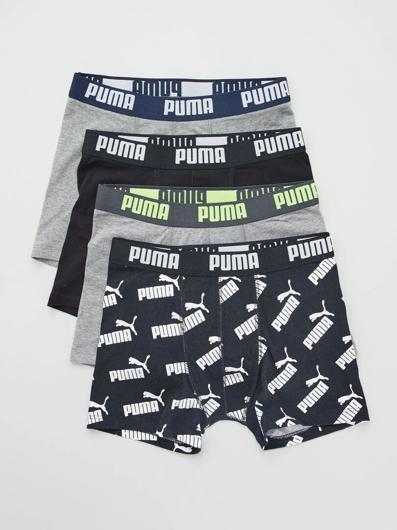 Boxers 'Puma' Lot de 4 noir