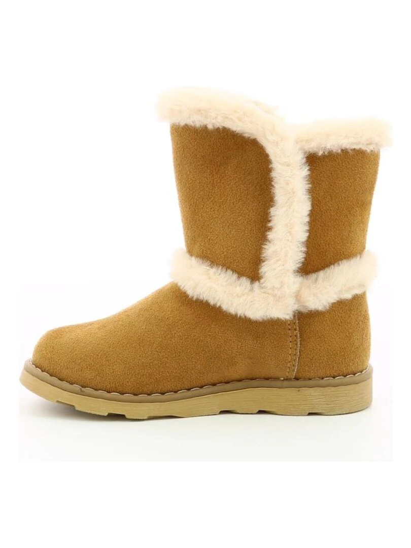 Boots Synthetique Aldoux   Marron