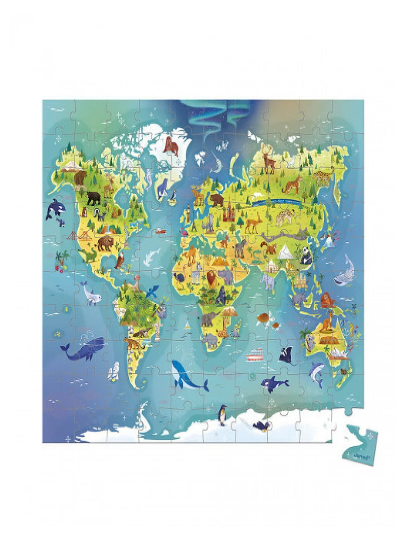Puzzle Autour Du Monde 100 Pieces N/A