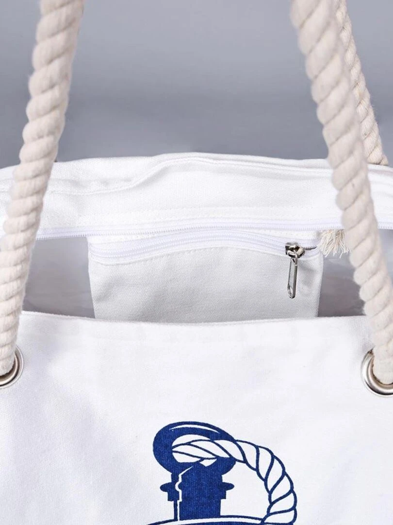 Sac de plage Ancre Blanc