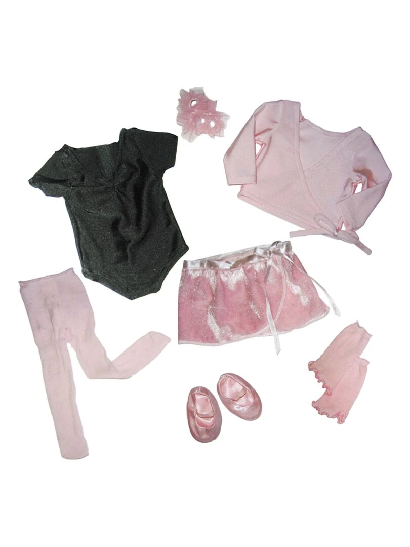 Sophia's par Teamson Kids Ensemble de ballet Justaucorps et pull de danse Rose clair N/A