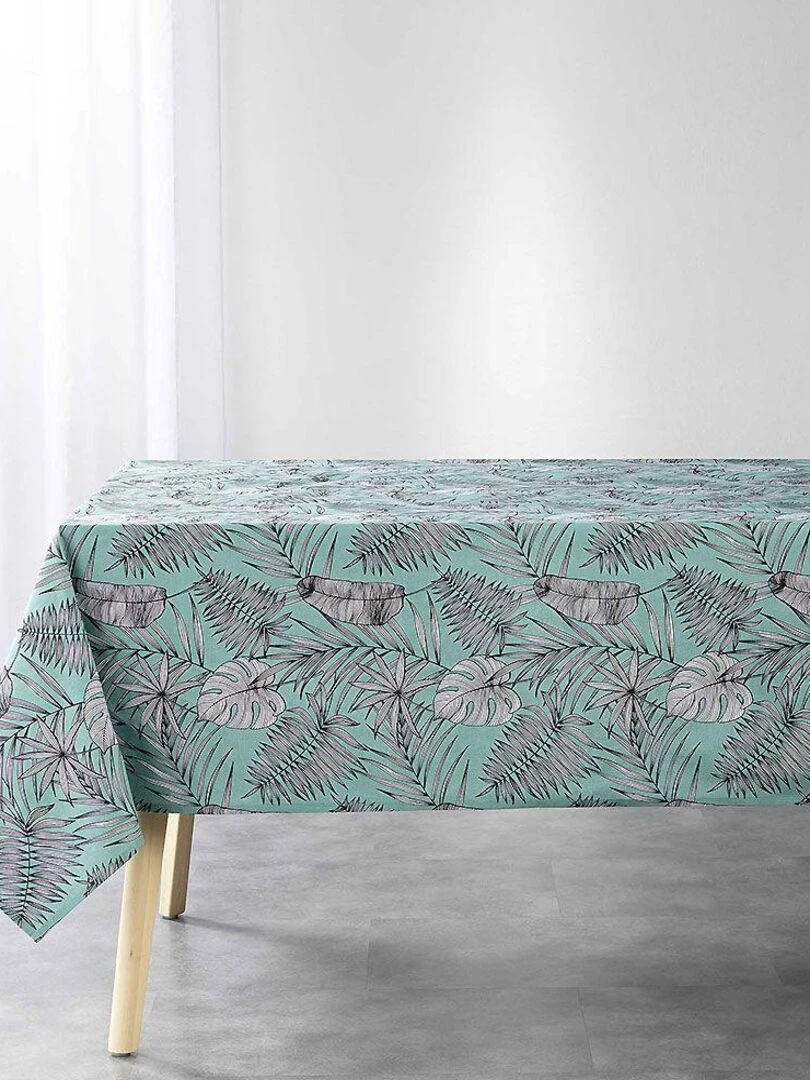 Nappe rectangulaire Puebla   Vert jade