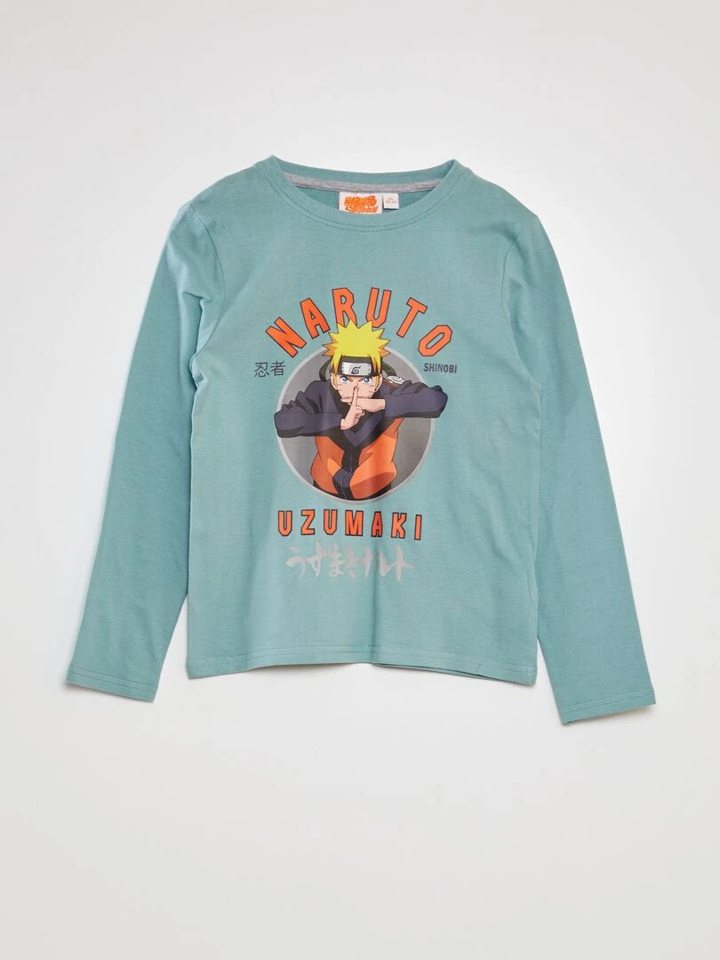 Ensemble pyjama 'Naruto' t shirt + pantalon   2 pièces   Vert