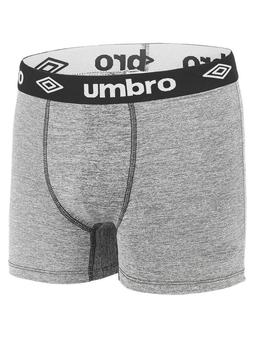 Lot de 3 Boxers coton homme Uni Umbro   Noir
