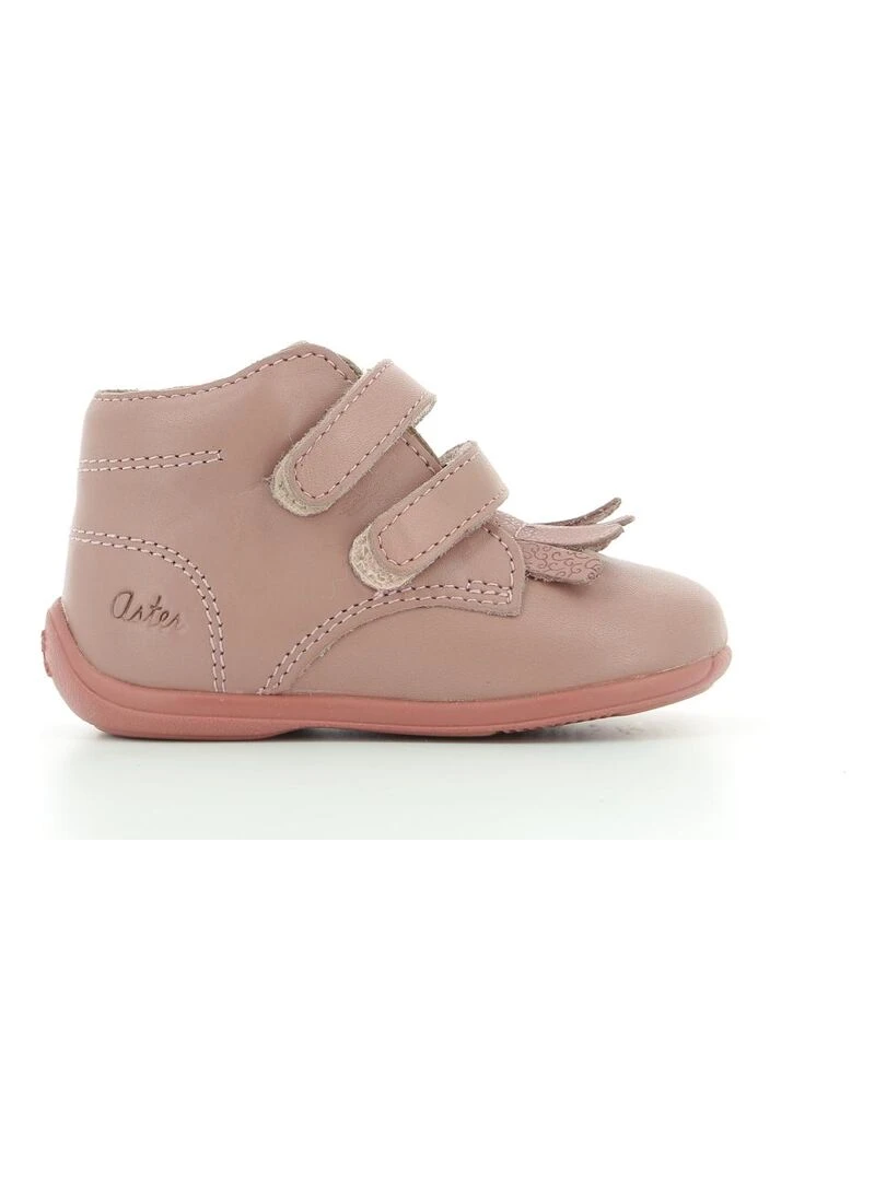 Bottillons Cuir Olli Rose