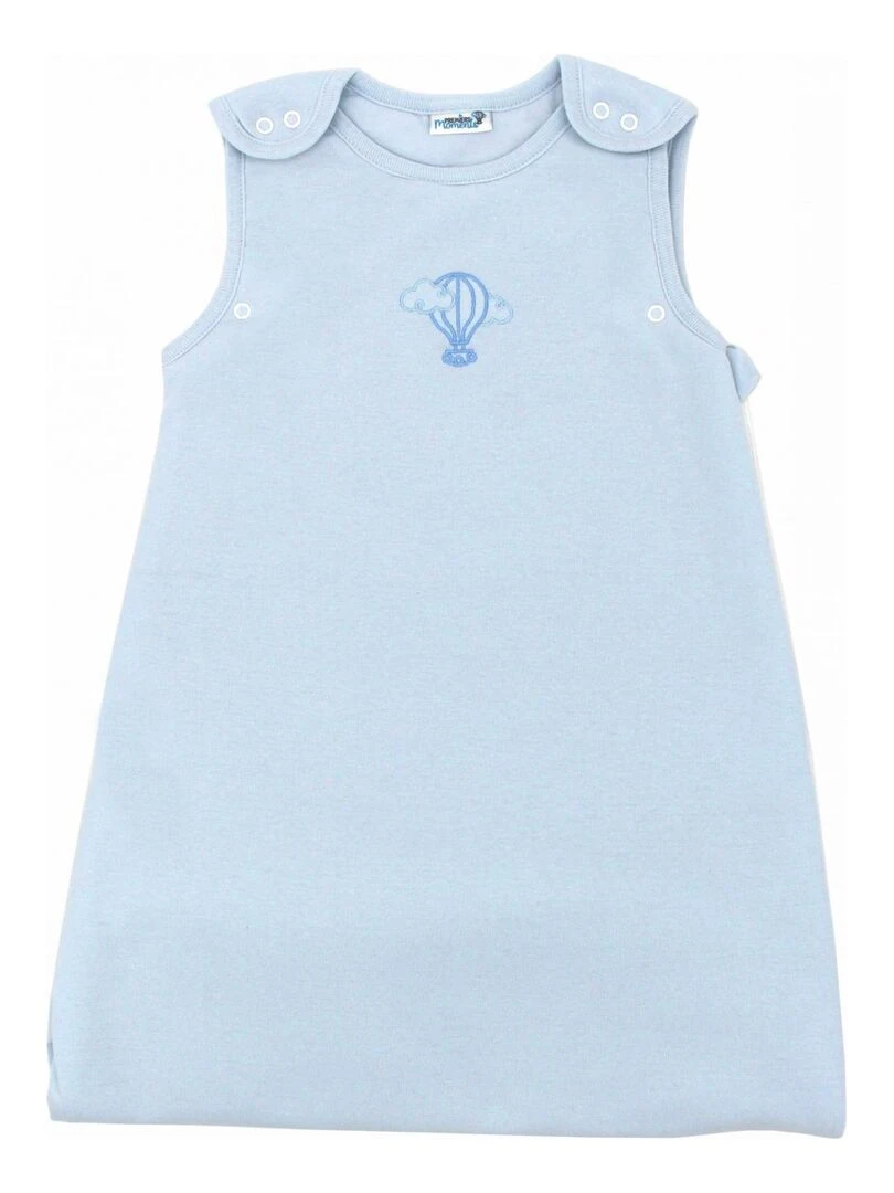 Gigoteuse Mi saison Évolutive 3 6 mois en Coton Bio Azur   Bleu clair