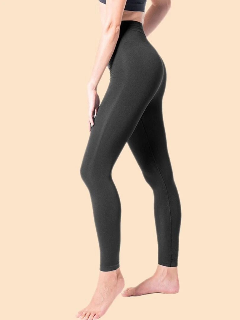 Legging minceur push up avec fibre Emana Lena Noir Noir