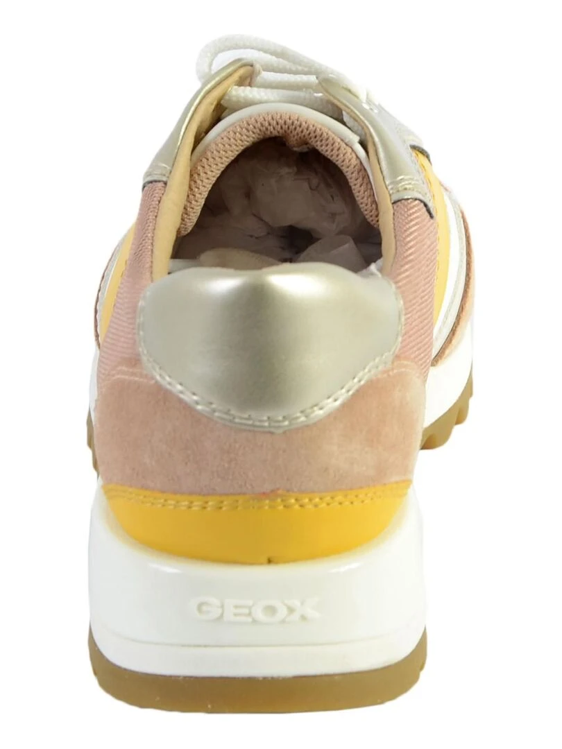 Basket Geox D Tabelya A Metal.Syn+Nappa   Beige