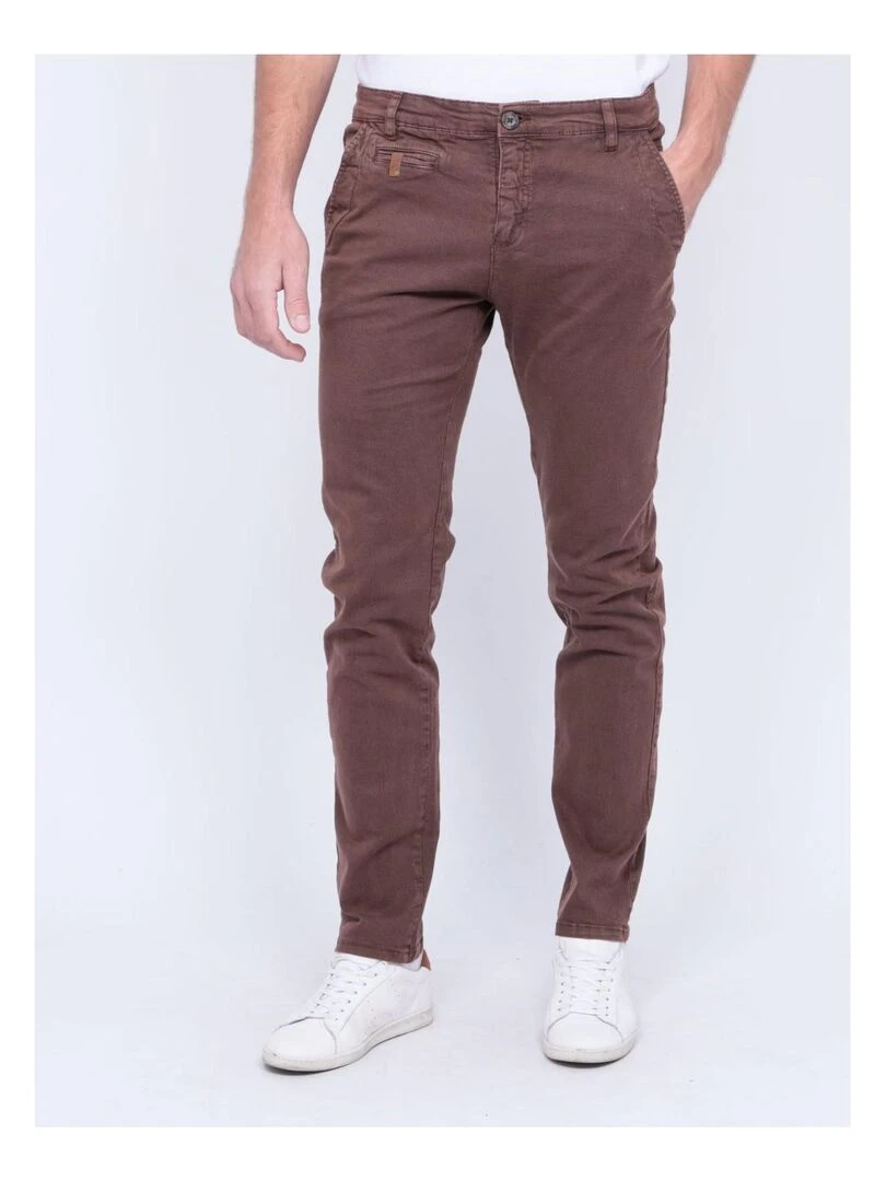 Pantalon chino VODELY Marron