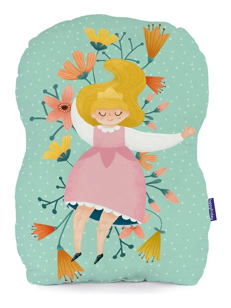 Coussin Dreaming "Happyfriday" Blanc
