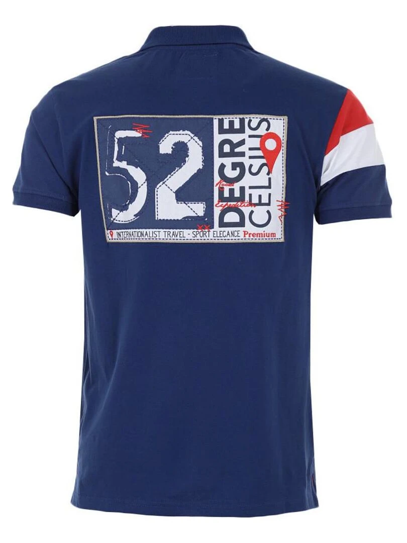 Polo manches courtes homme CICOLOR DEGRE CELSIUS Bleu marine