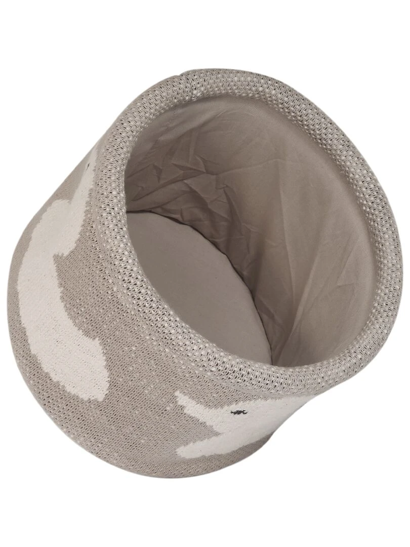 Petit panier de rangement en coton   Beige
