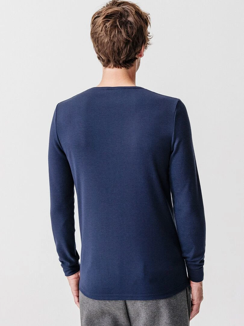 T shirt 'Damart' thermolactyl niveau 3 bleu marine