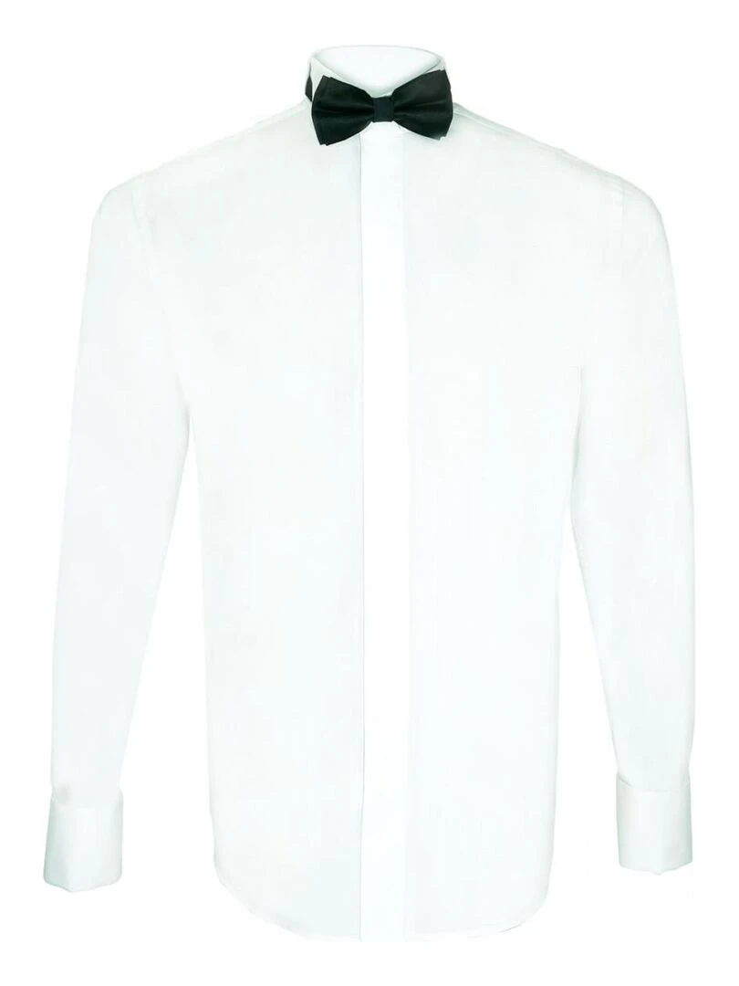 Chemise premium BASIC COL CASSE Blanc