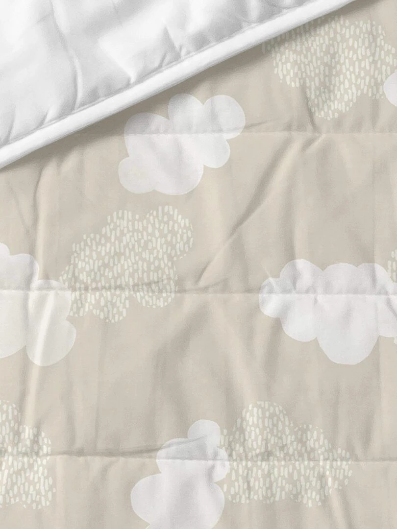 Couvre lit Clouds "Happyfriday" Beige