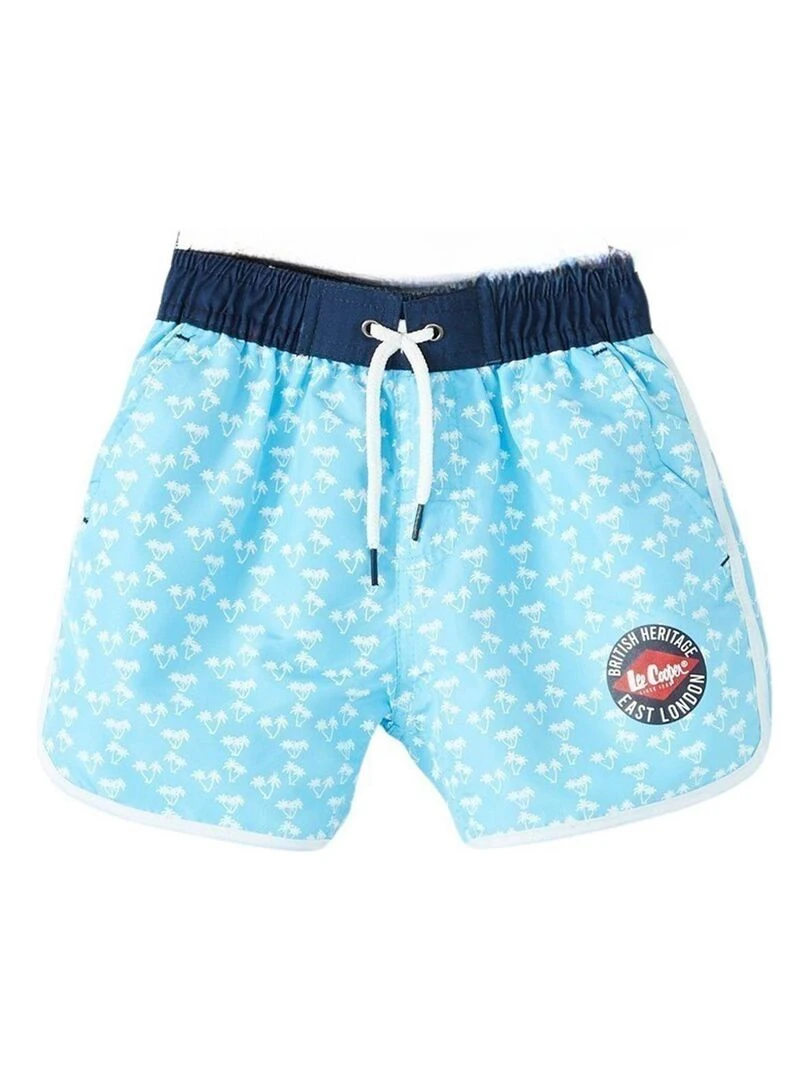 Lee Cooper Short De Bain garçon imprimé logo Bleu
