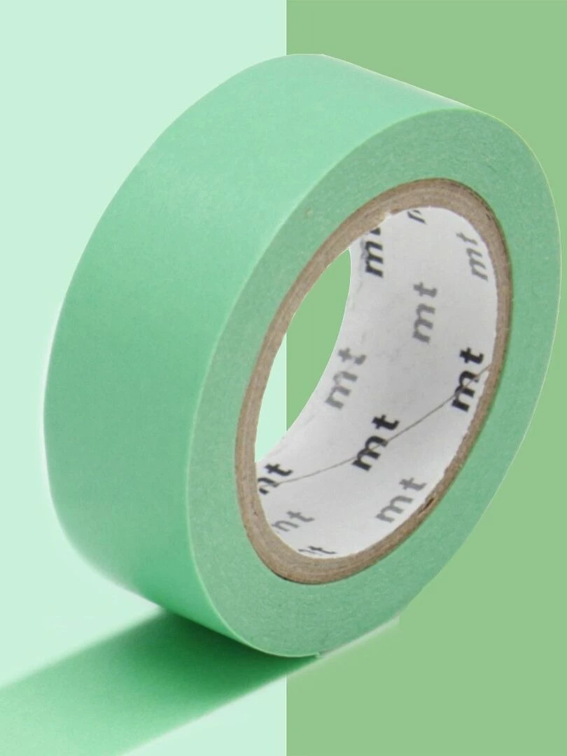 Masking tape unicolore   Vert émeraude   1 5 cm x 7 m   N/A
