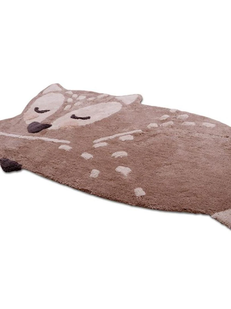 Tapis Lavable Faon Little Deer (70 X 110 Cm) Marron