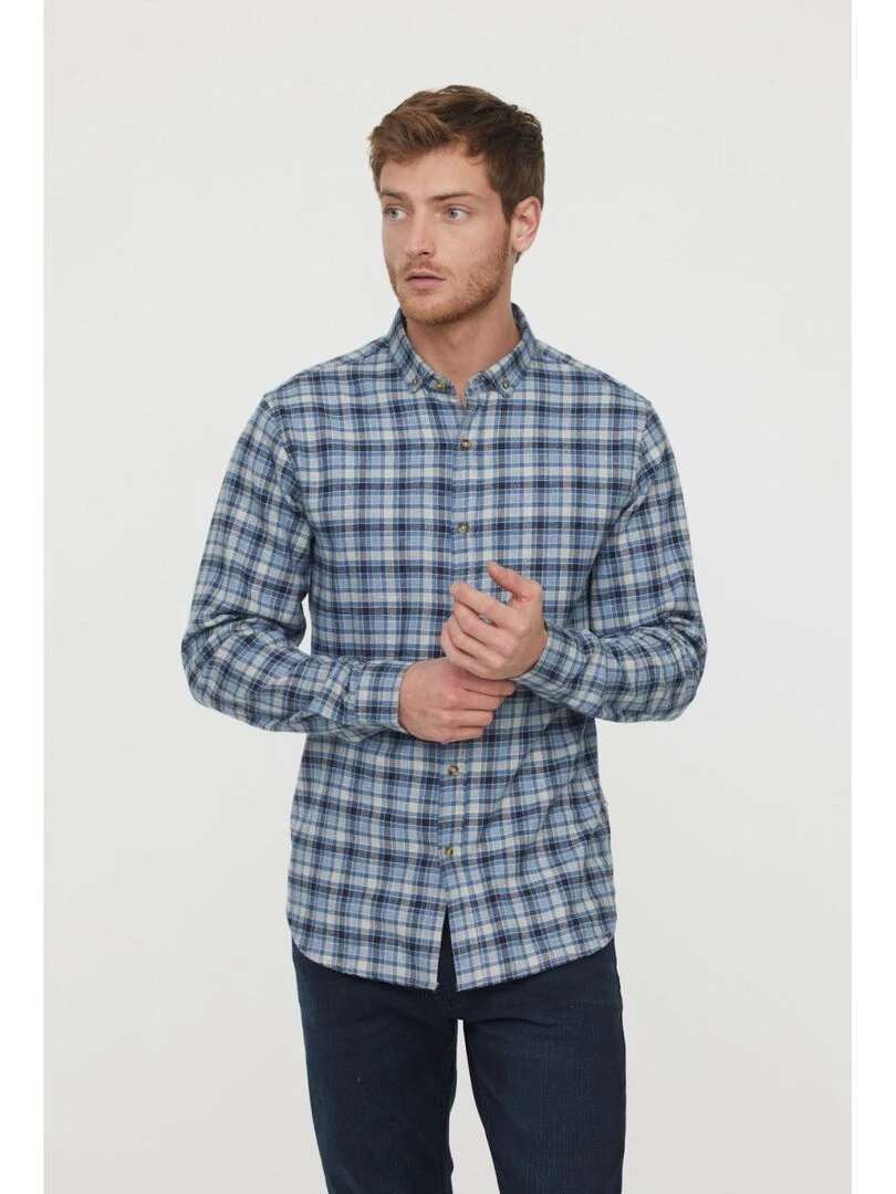 Lee Cooper Chemise manches longues coton regular DULOPA Gris