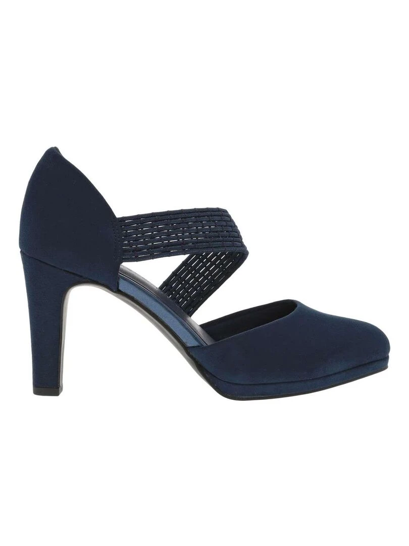 MARCO TOZZI Escarpins talon décroché haut Bleu marine
