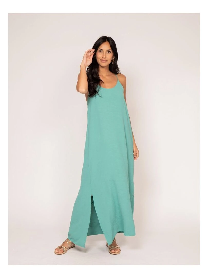Robe longue IGGY Vert d'eau