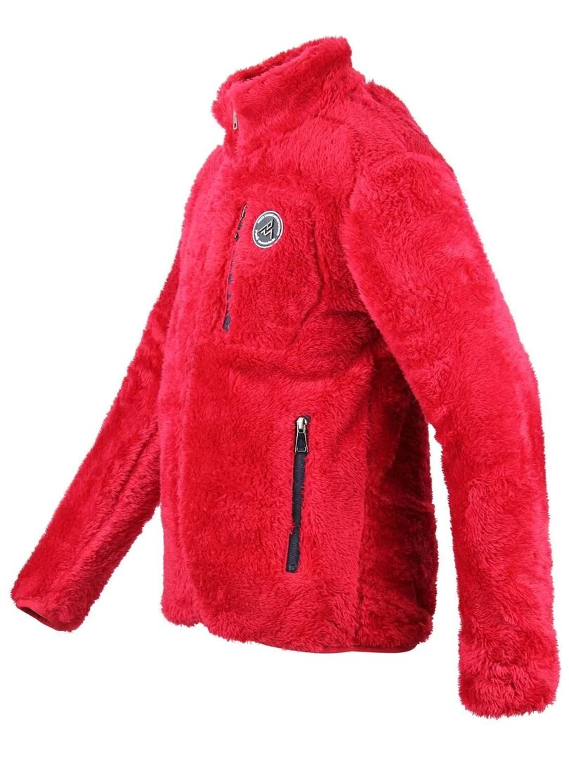 Polaire garçon ECARIANO   PEAK MOUNTAIN   Rouge