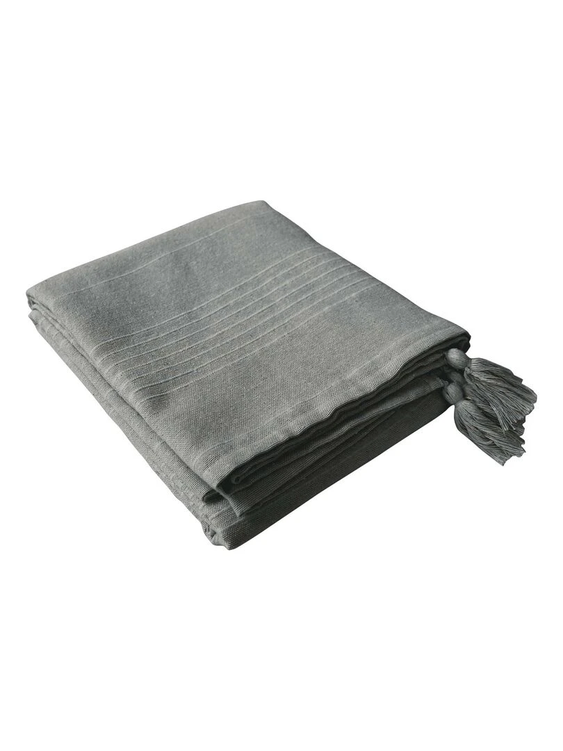 Nappe tendance en coton recyclé   Gris clair