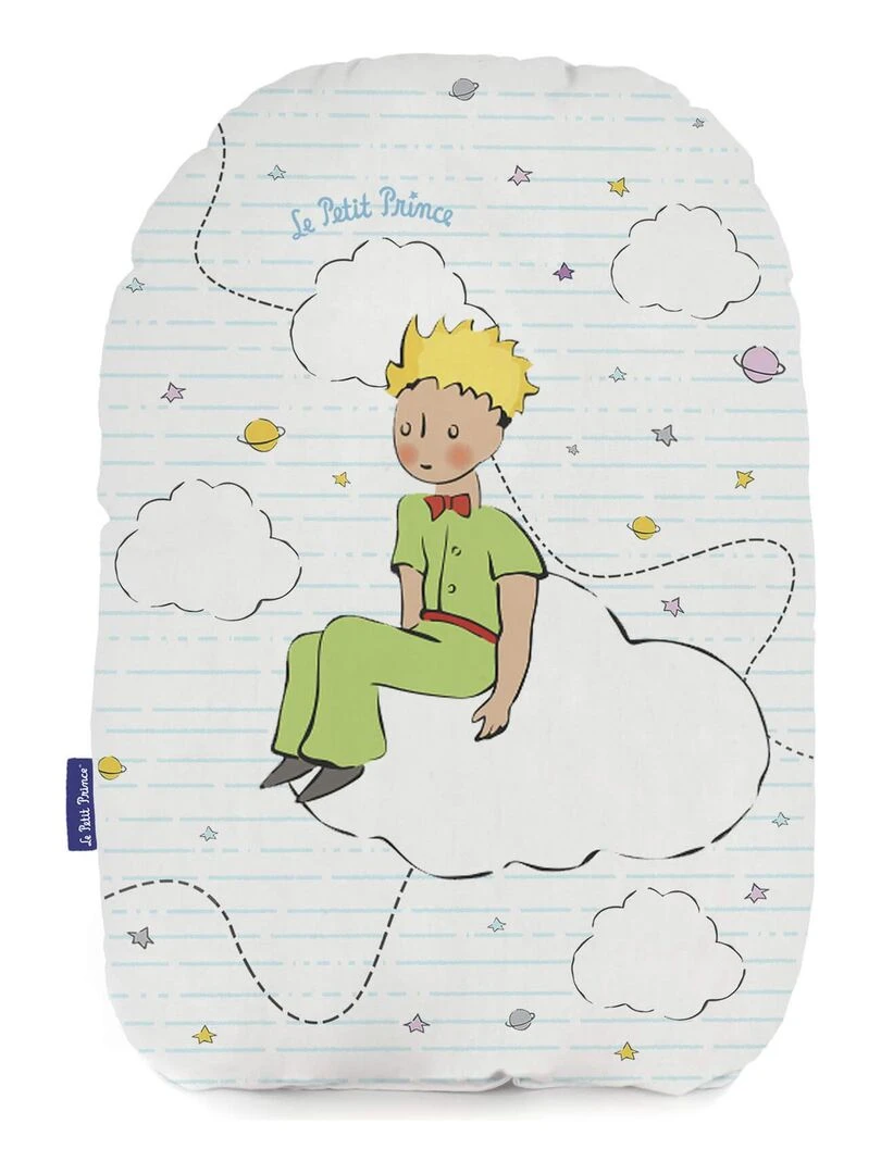 Coussin Voyageur "Happyfriday" Blanc