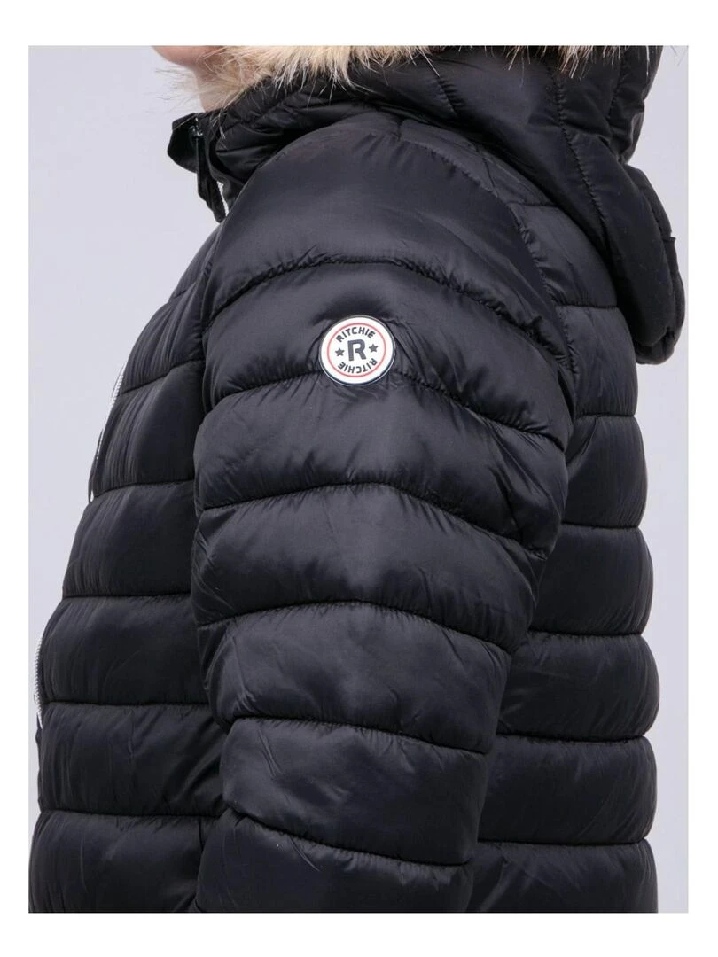 Doudoune capuche ZILTOU J   Noir