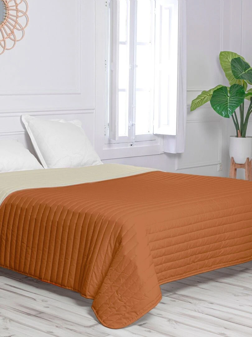 Couvre lit Dash "Happyfriday" Marron