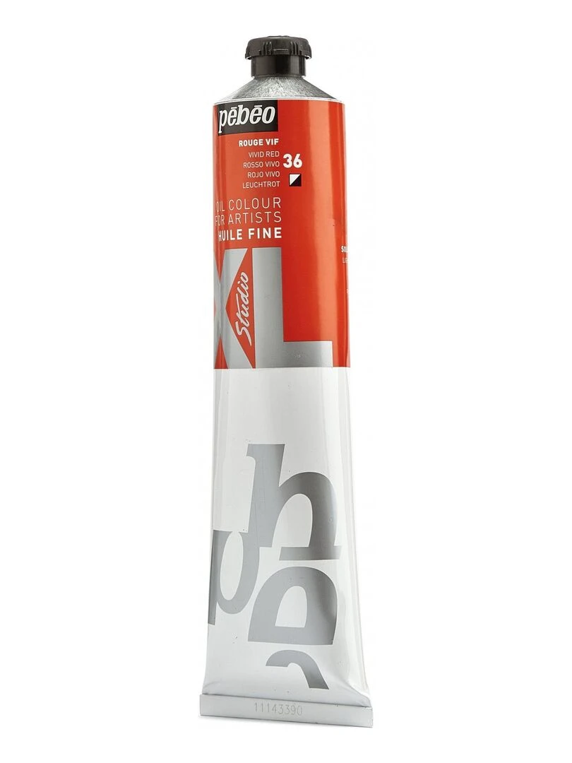 Peinture à l'huile fine XL Studio   Rouge vif   200 ml   N/A