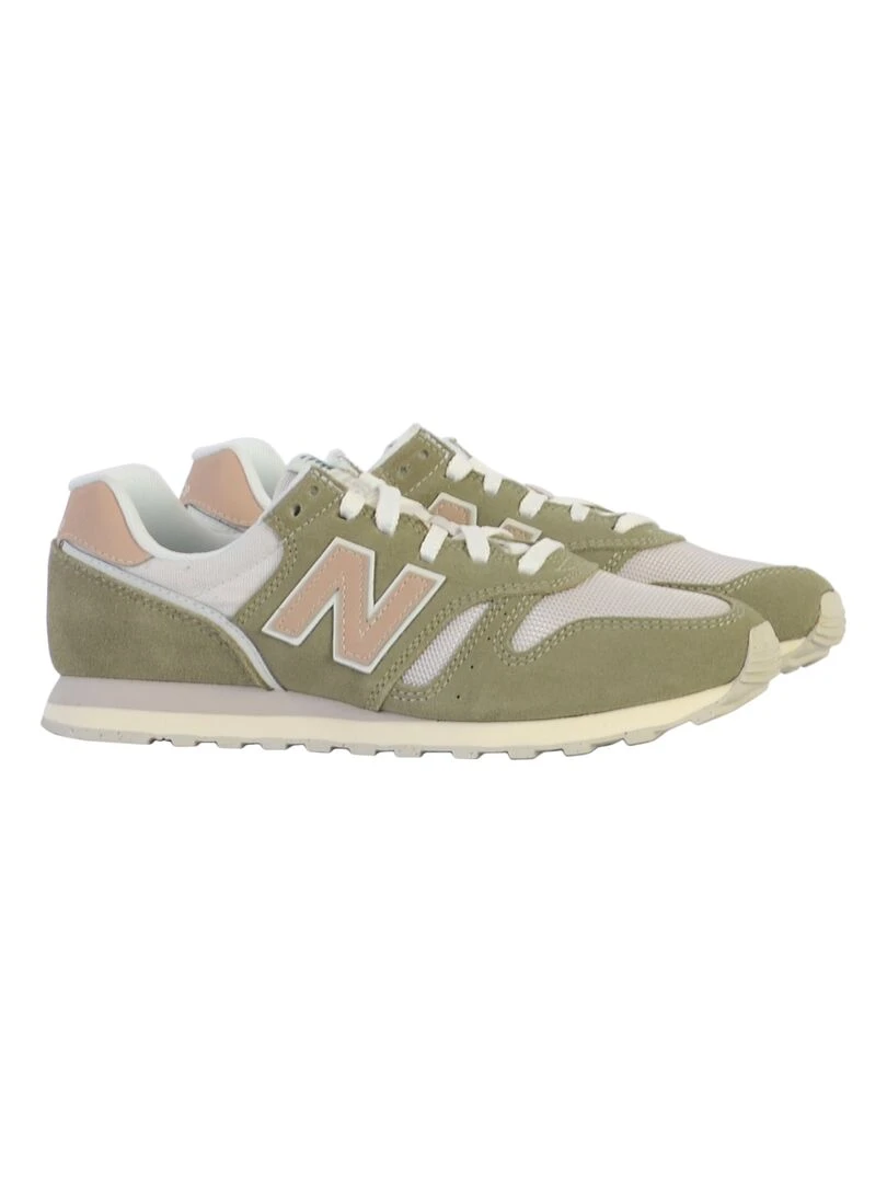 Basket Cuir New Balance 373 Femme   Vert