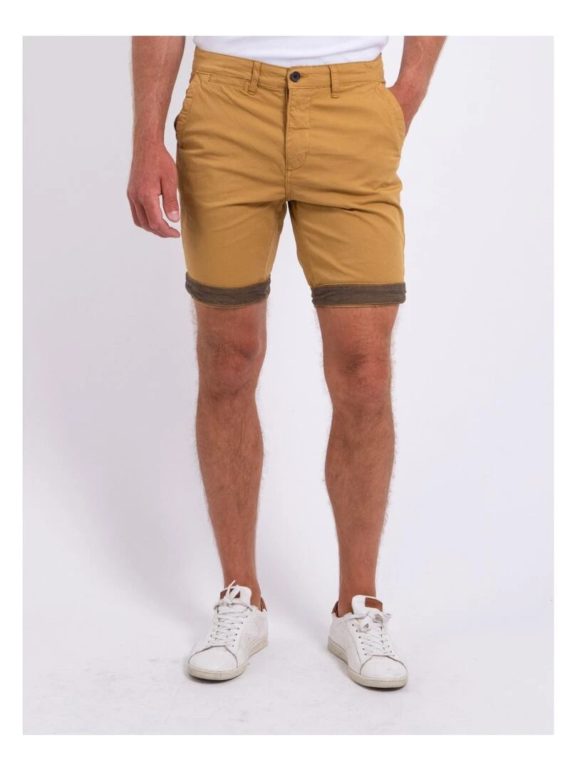 Bermuda chino BAZY Moutarde