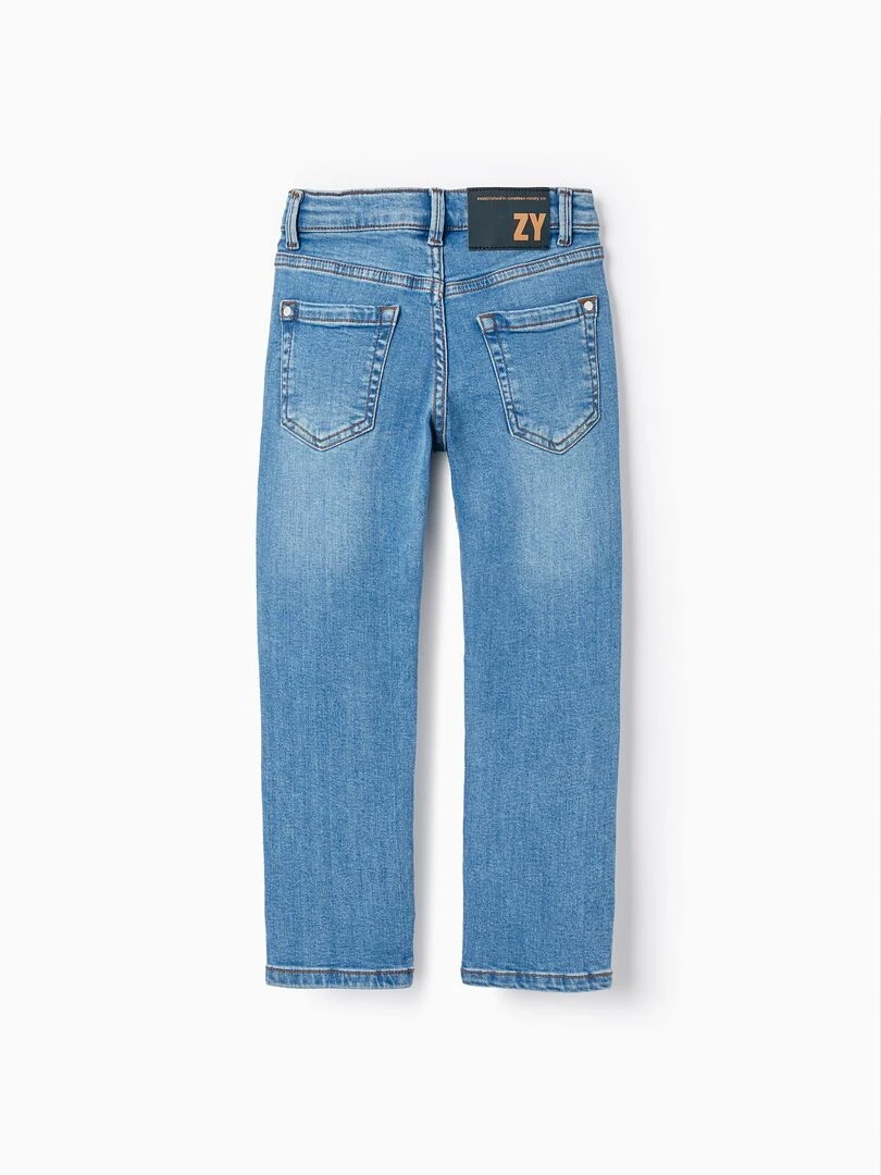 Pantalon en Denim en Coton pour Garçon NO DRAMA IN THE BAHAMAS Bleu clair