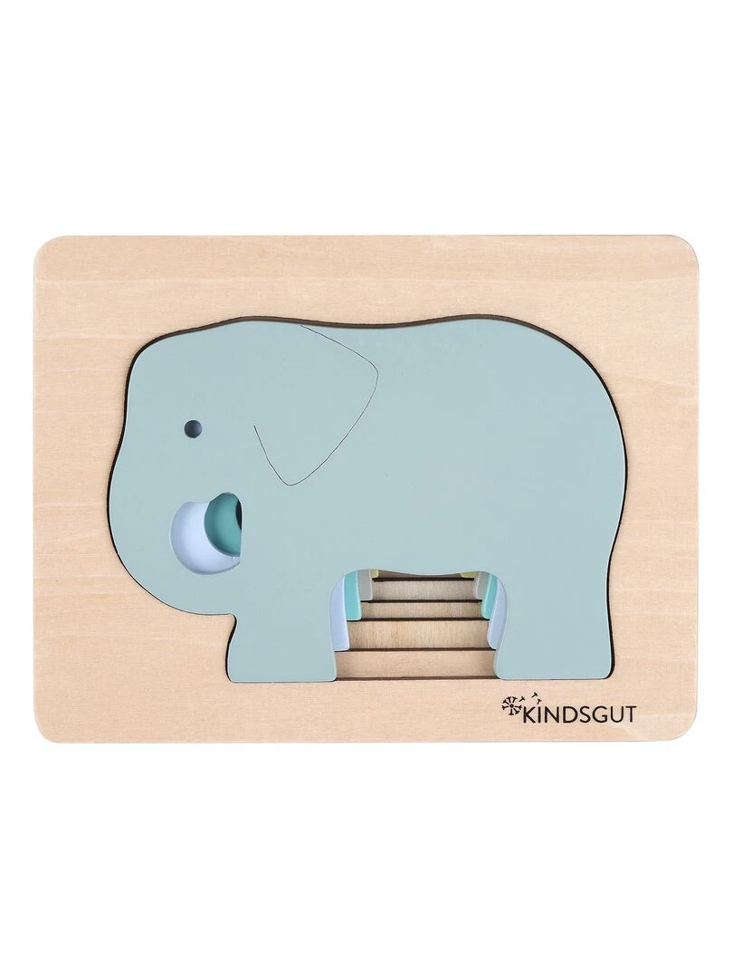 Puzzle animaux elephant en bois N/A