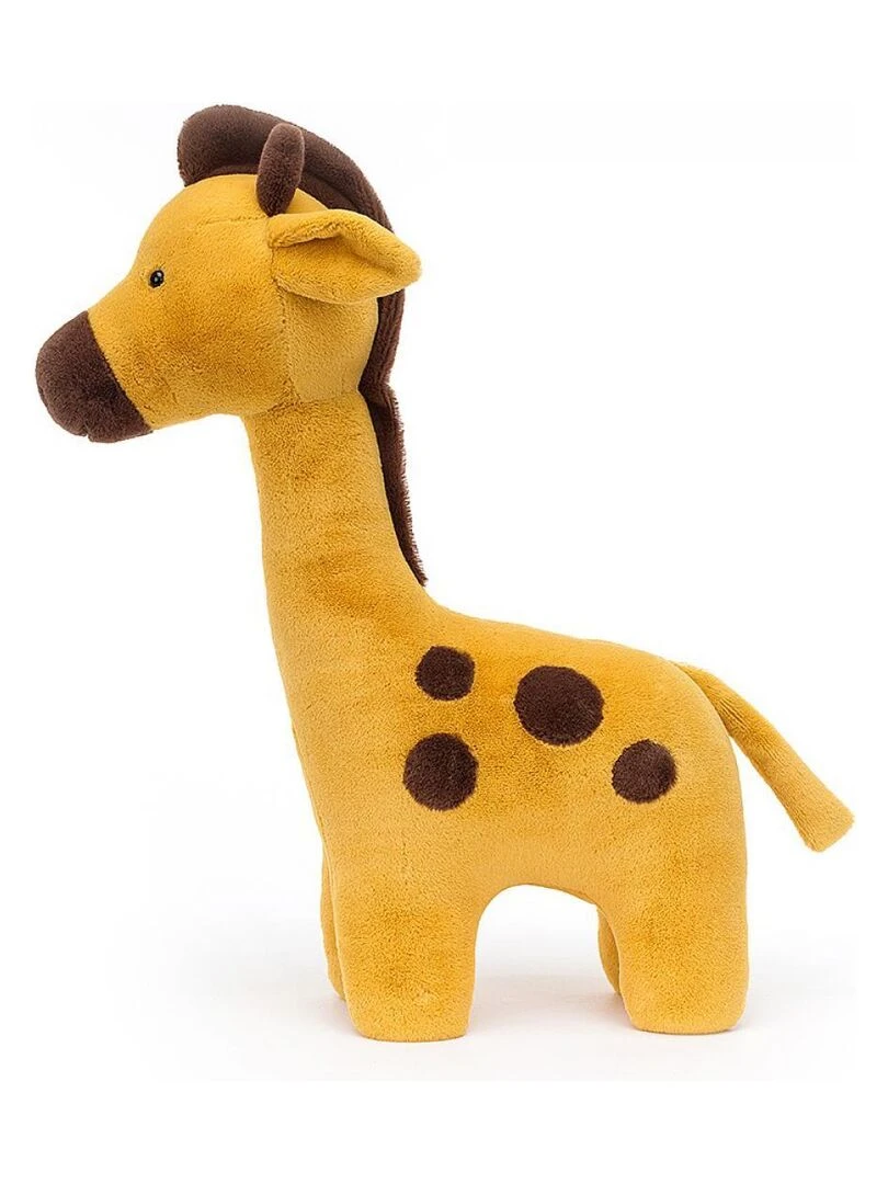 Peluche Big Spottie Giraffe   l : 15 cm x H: 48 cm   Jaune