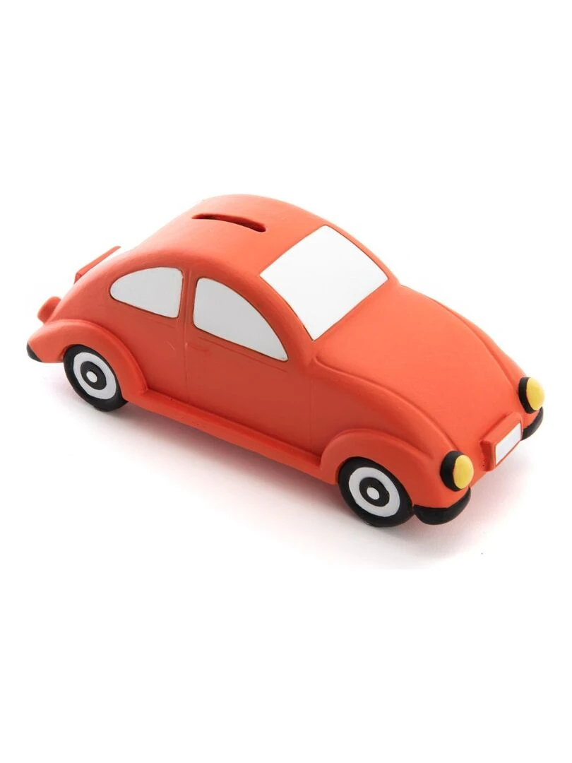 Tirelire voiture Marcel (10 x 16 cm) Rouge
