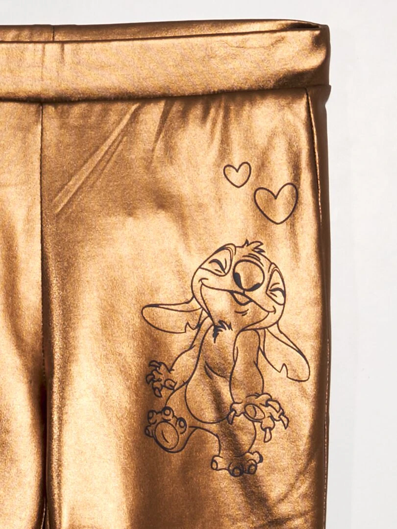 Legging aspect cuivré Marron