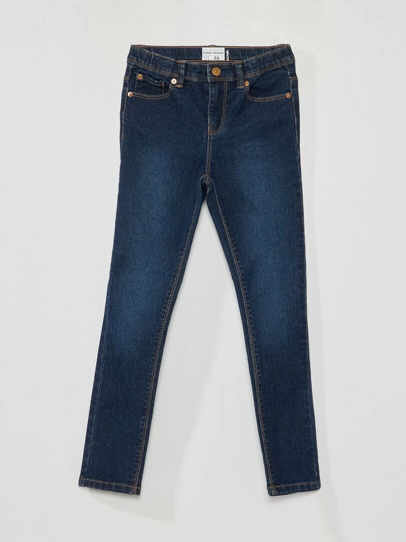 Jean super skinny Coupe + ajustée bleu foncé