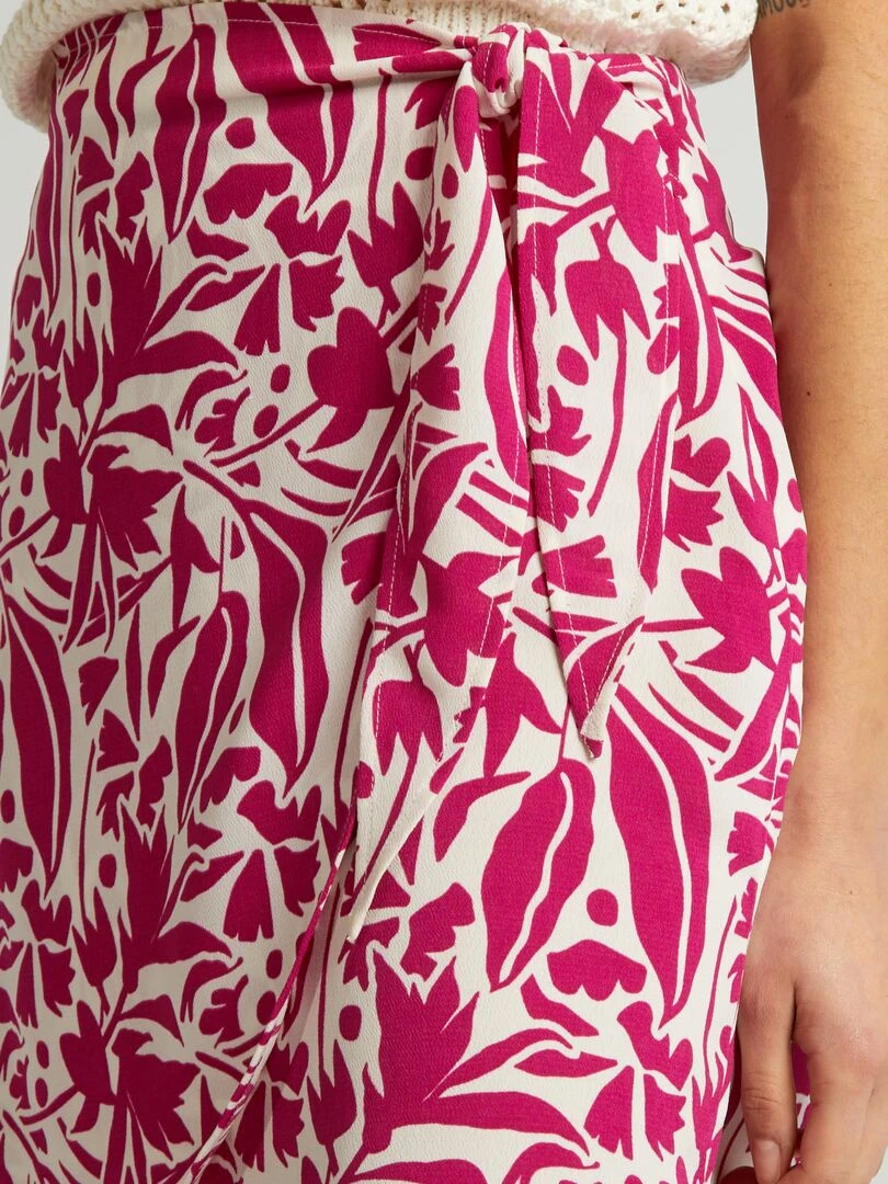 Jupe à nouer   Rose