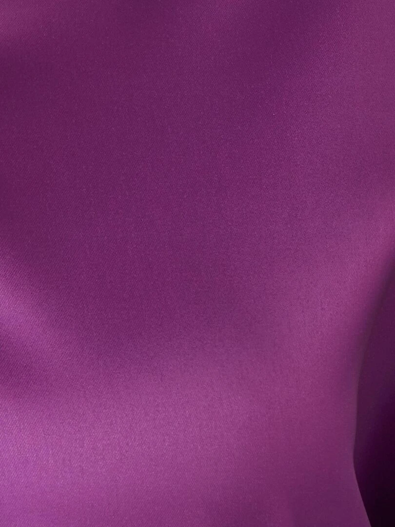 Robe drapée toucher soyeux   Damart   Violet