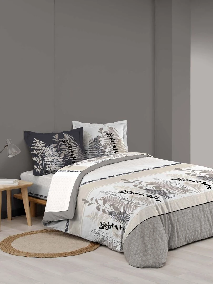 Parure de Drap avec taies d'oreiller Cylians   Gris