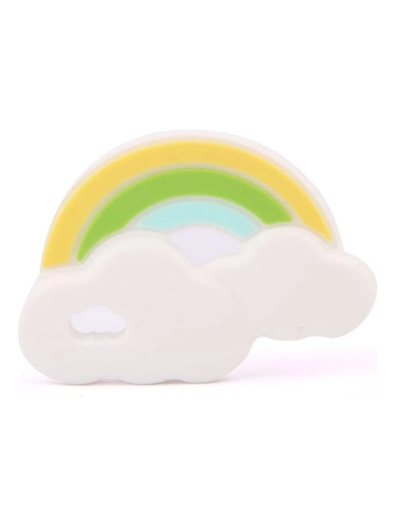 Jouet de Dentition Non Toxique Arc en Ciel Vert
