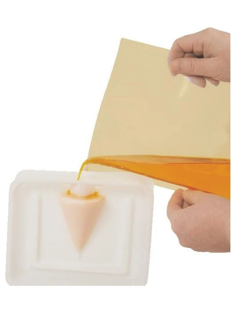 18 sachets bain marie pour cire à bougie Transparent