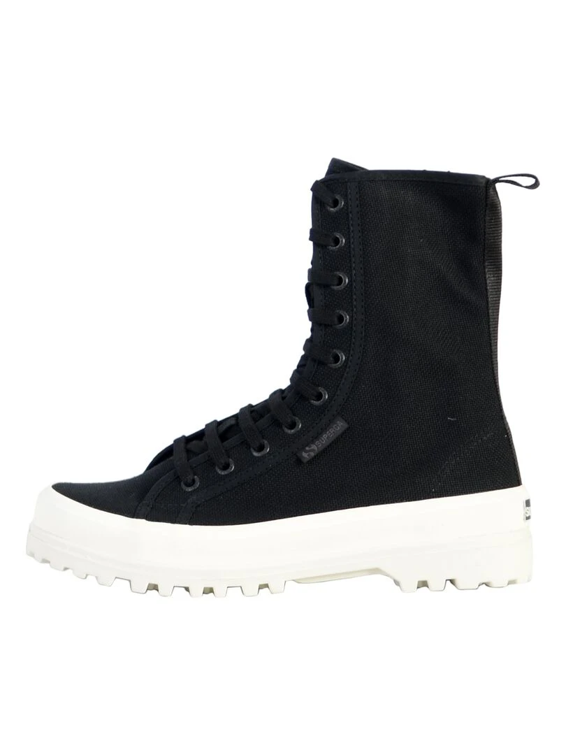 Basket à Lacets Montante Superga Alpina High Noir